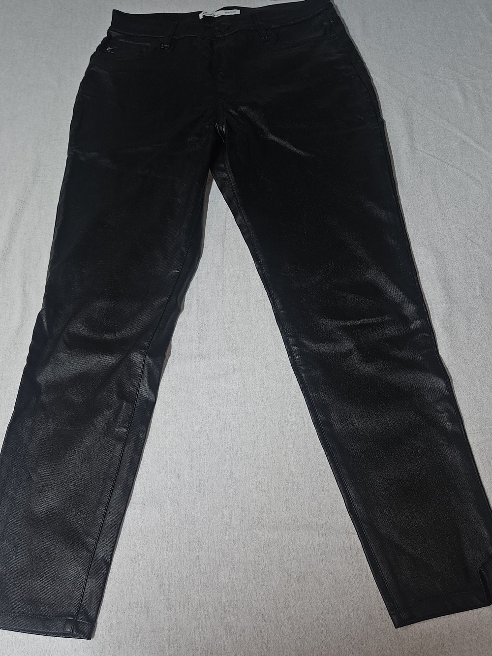 KanCan Black Faux Leather Pants